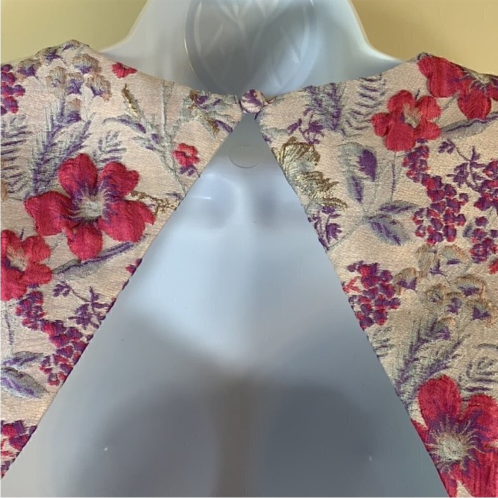 Aidan Mattox Jacquard Open Back Flare Dress. 6.  NWT. - Picture 15 of 16